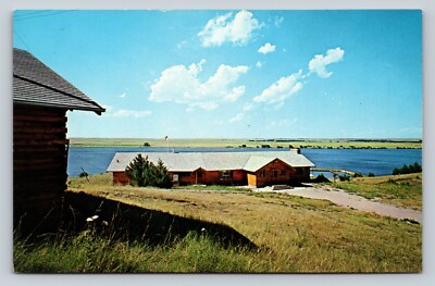 Ogallala Nebraska Goodall-Cedar Point Girl Scout Camp Lodge VINTAGE Postcard