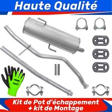 Kit de pot d'échappement pour Peugeot 206 1 I 1.1 1.4