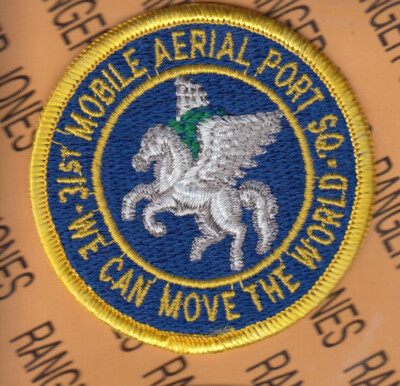 USAF Air Force 31st Mobile Aerial Port Sq MAPS ~3.25'' patch m/e