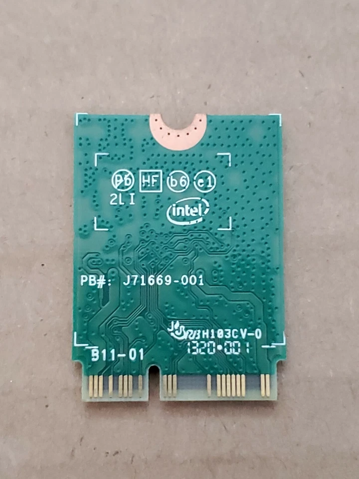 Intel 9462NGW 802.11AC+BT4.2 Mini NGFF WiFi WLAN Wireless Adapter Card 01275K - Image 2 of 2