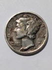 1943-P Mercury Dime, 90% Silver w/ Subtle Pleasant Toning