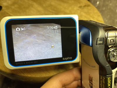 Sanyo Xacti VPC-E2 8MP Waterproof Digital Camcorder Blue Tested