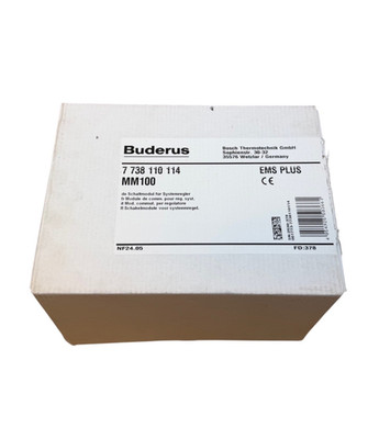 Buderus MM100 Gehäuse / Abdeckung 7738110114   ohne Elektronik