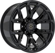 Alloy Wheels 20" Hawke 6YR Black Gloss For Nissan Frontier [Mk1] 97-04