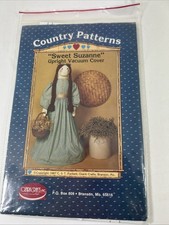 Vacuum Cover Sewing Granny PATTERN Vtg Ozark Crafts 1987 Must Sew USA Made Used