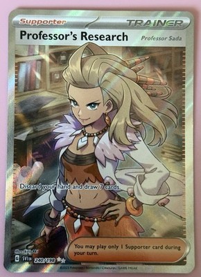 Professor's Research Sada 240/198 Pokemon Trainer