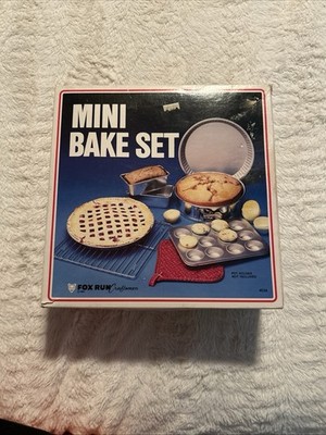 Fox Run Craftsmen Vintage Mini Bake Set 1985 Used
