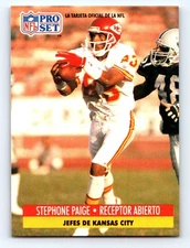 1991 Pro Set Spanish #186 Stephone Paige Fresh Break EX-EXMINT