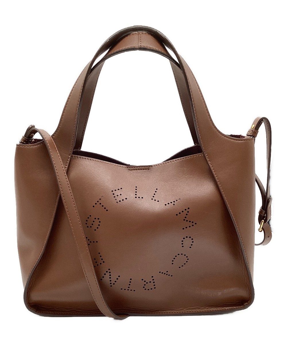 STELLA McCARTNEY logo crossbody tote bag brown | eBay