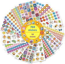 768 Pcs Incentive Stickers for Classroom Rewards