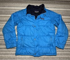 Patagonia Youth Boys Traverse Puffer Jacket Blue Insulated Winter Coat Size XL