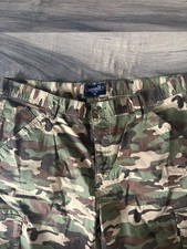 Mens 3/4 Shorts Elasticated Waist Long Length Cargo Combat Three Quarter Pants