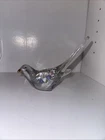 Vintage Fenton Glass Bird Hand Painted Floral Happy Anniversary Stamped Fenton