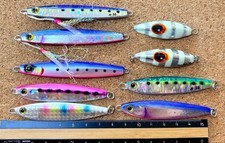 Set of 9 30g metal jigs, Zetz.