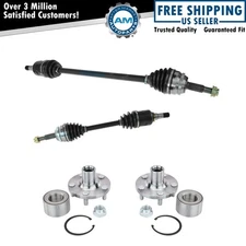 Front CV Axle Shaft Assembly Wheel Hub Bearing Kit Set 6pc for Vibe Matrix