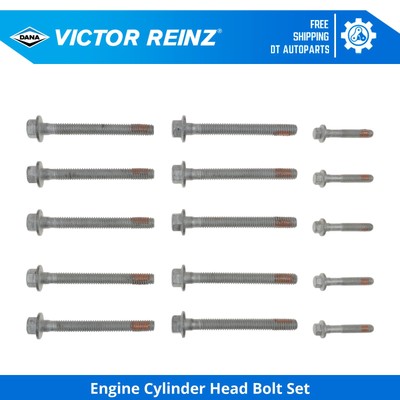 For 04-06 Chevrolet Silverado 3500 6.0L Eng Cylinder Head Bolt Set Victor Reinz