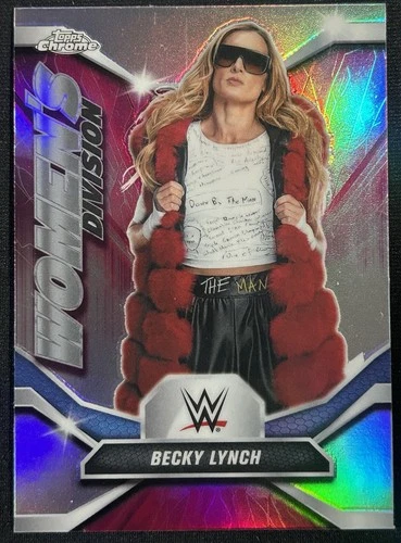2026 Topps Chrome WWE Becky Lynch Women's Division Refractor #WDV-9
