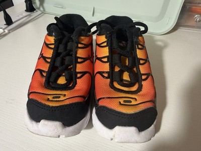 Nike Little Air Max Plus (Td) Black-Pimento Red-Br Ceramic Sz 4C [BV5975-001]