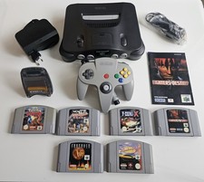 Nintendo 64 Konsole + 6 Spiele N64 Pokemon Stadium