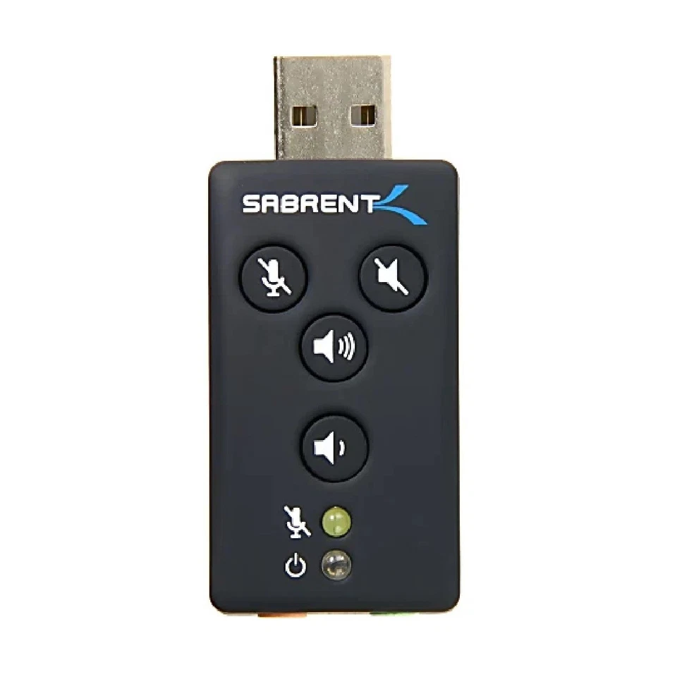 Sabrent USB-SBCV External 2.1 Surround Sound Adapter - Image 3 of 3