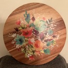 The Pioneer Woman Floral Wooden Lazy Susan Medium 12" Round Kitchen Organizer — photo 4