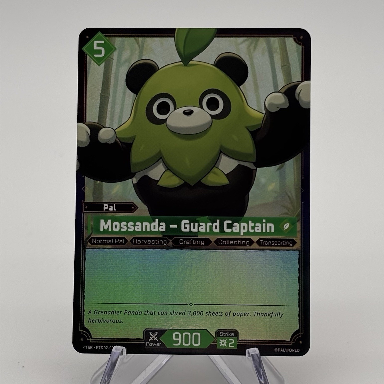 Mossanda - Guard Captain TSR ✨ ETD02-001TSR Palworld Dawn of Palpagos