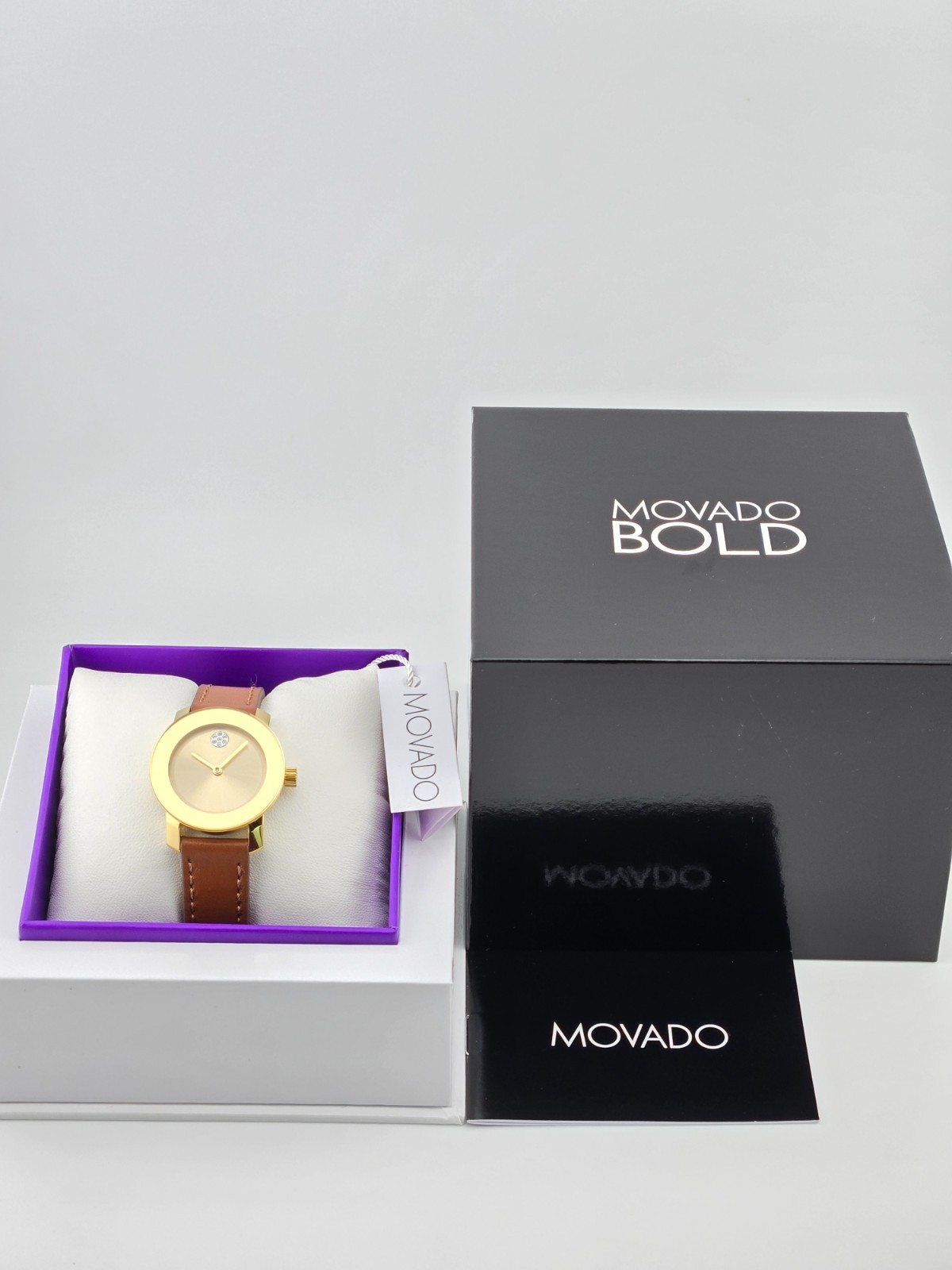 Movado 3600437 Analog Water Resistant Water Ladies Watch - Gold