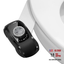 Bidet Attachments, Dual Nozzle Feminine and Rear Wash Non Premium Black Style