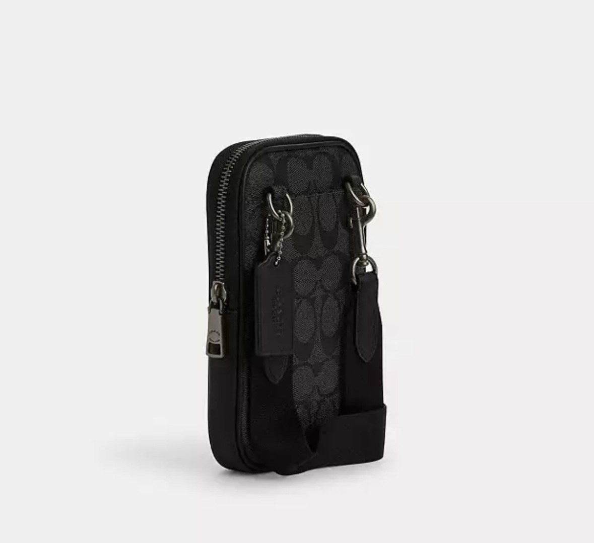 Coach Outlet Aiden Crossbody Signature Canvas CO912 QBMI5 Charcoal