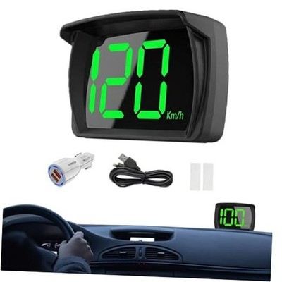 Digital GPS Speedometer MPH, Heads Up Display with Large LED Font, Golf Cart 