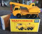 Vintage Matchbox Lesney 63 Dodge Crane Truck England MINT BOX CONDITION