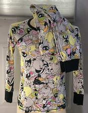 Looney Tunes Sleepwear/Pajama Set 2 pc Top  Pants Long Sleeve Womens L 12-14 