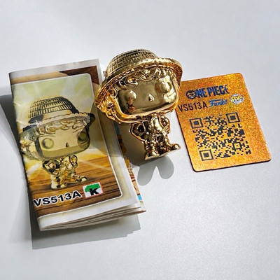 One Piece Kinder Joy Ü-Ei Metallfarbe metallisch mit Beipackzettel-Karte VS513A