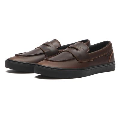 Vans Loafer Leather Brown Black BILLY'S Exclusive V196CF BLS Men's
