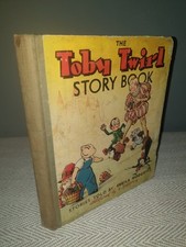 THE TOBY TWIRL STORY BOOK by Sheila Hodgetts Annual  1940s, Children's comic