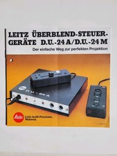 Prospekt LEITZ ÜBERBLEND-STEUERGERÄTE D.U.-24A / D.U.24M