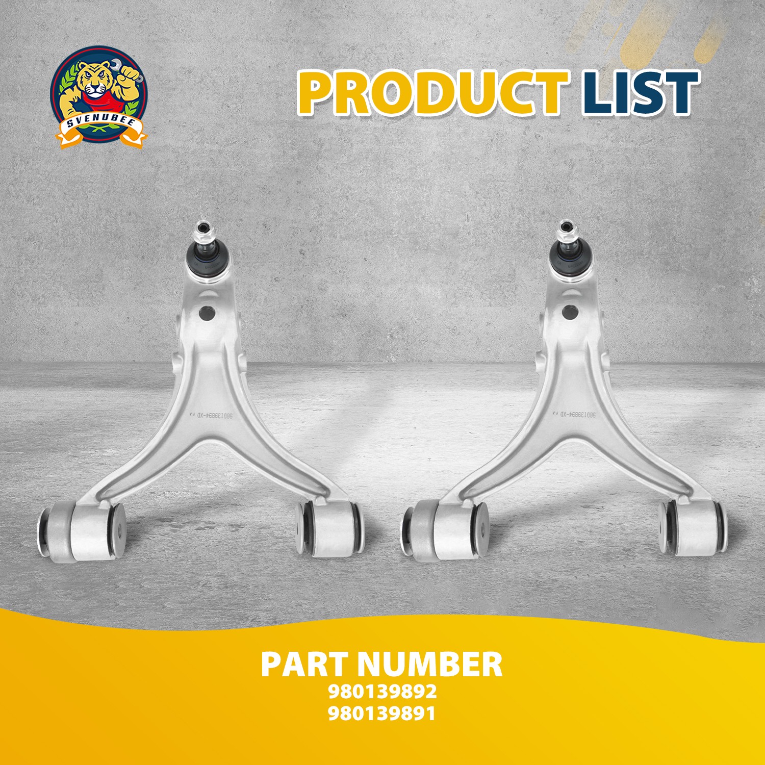 Front Suspension Control Arm Kit for 2008-2018 Maserati GranTurismo Quattroporte