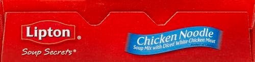 SOUP SECRETS Lipton Instant Soup Mix Chicken Flavor Noodle For a Warm Cup of ...