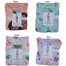 Character Girl's 2-Piece Short Sleeve Top & Jogger Pajama Set