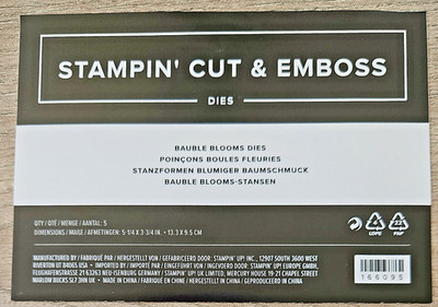Stampin 'up Stanzformen ''Blumiger Baumschmuck''