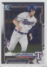 2021 Bowman Chrome Prospects Justin Foscue #BCP-41 0l1o