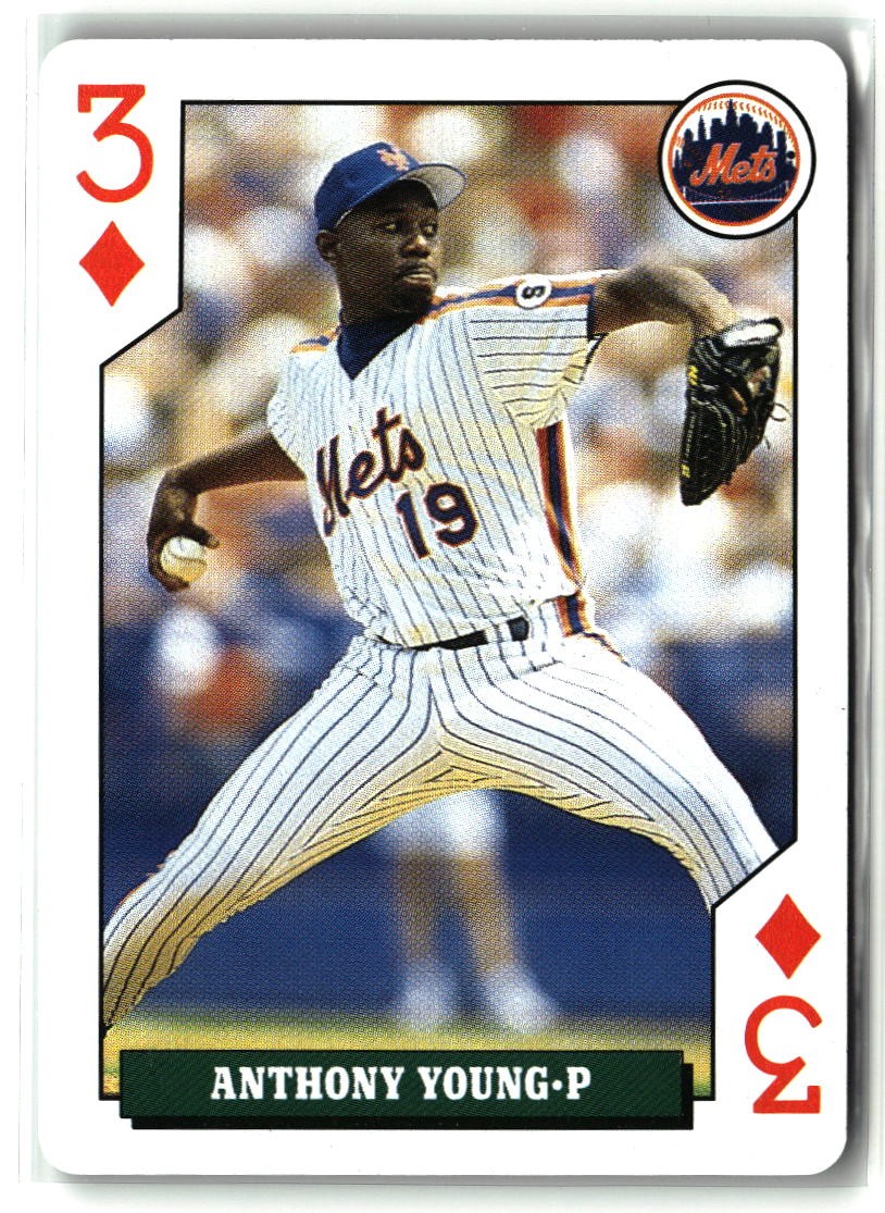 Anthony Young 1992 Bicycle Rookies Playing Cards #3 PLEASE READ