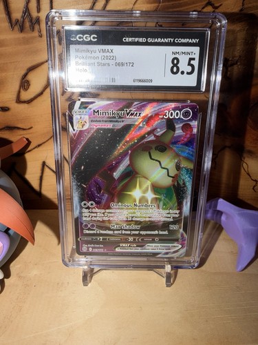 Mimikyu VMAX graded CGC 8.5 for sale on eBay