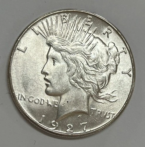 1927-S San Francisco Mint Peace Dollar Slider Uncirculated Better Date