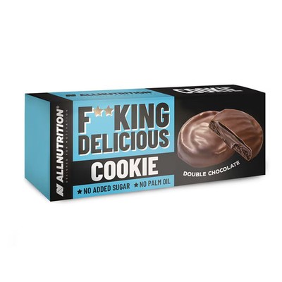 Allnutrition Fitking Delicious Cookie, 128 g, Double Chocolate