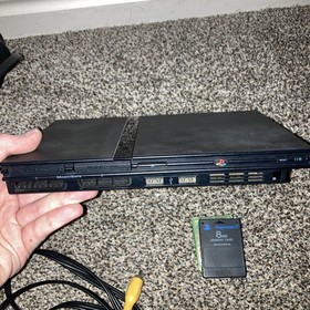 Sony PlayStation 2 Slim Console With Power Cord And Tv Cables PS2 Fully Tested