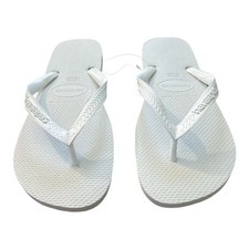 Havaianas Unisex Top Flip Flop Sandal White Women's Size 11/12 Men's Size 9/10