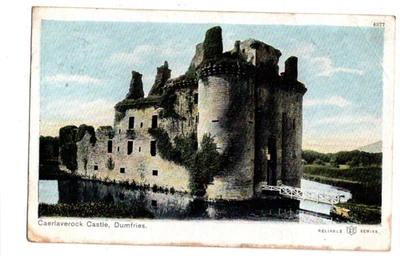 Caerlaverlock Castle Dumfries Dumfriesshire Scotland Posted 1905 Postcard - Image 1 of 2
