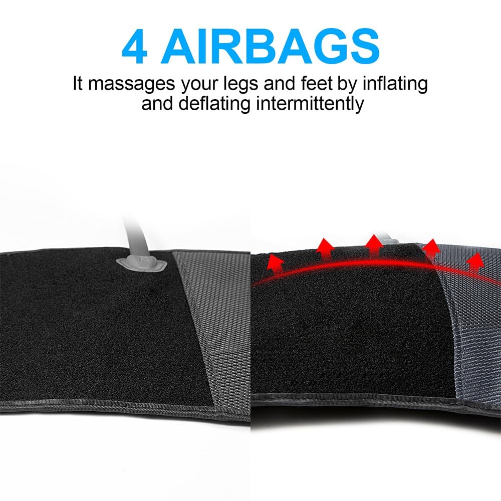 CINCOM Leg Massager for Circulation and Pain Relief Air Compression Calf Mass...