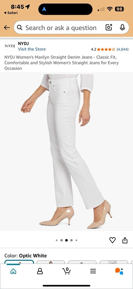 NYDJ Women’s Jeans Size 10 - Image 2 of 4